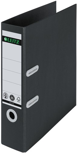 Leitz Recycle classeur à levier, dos de 8 cm, noir
