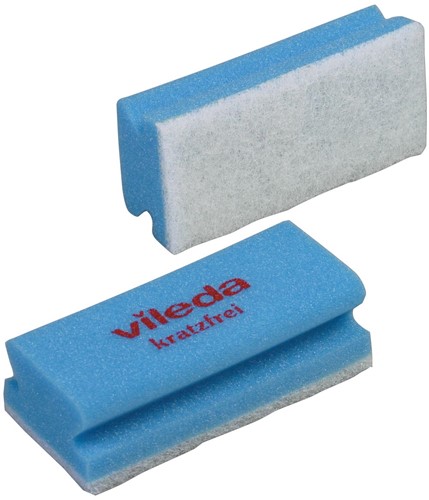 Vileda éponge Glitzi Quattro, bleu, paquet de 10 pièces