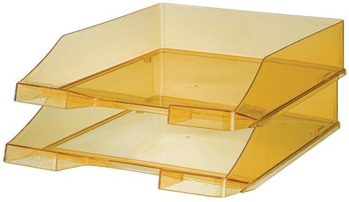 Han bac à courrier C4 jaune transparent