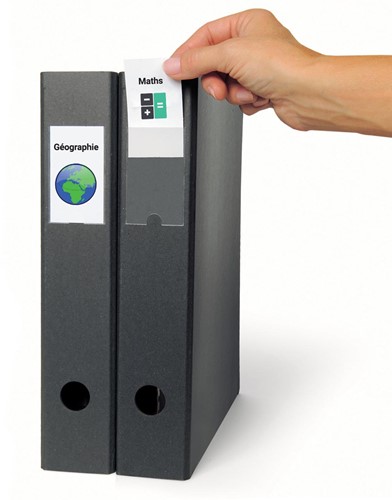 3L Porte-étiquette, ft 35 x 75 mm, étui de 12 pièces 12 Stuk