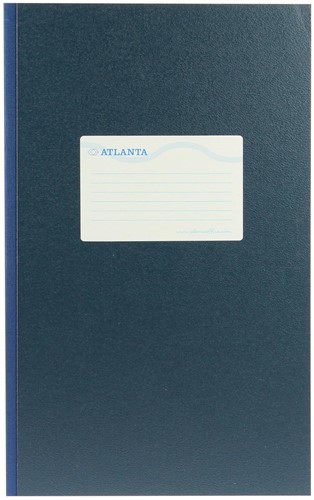 Atlanta by Jalema registre folio large 192 pages, bleu 1 Stuk