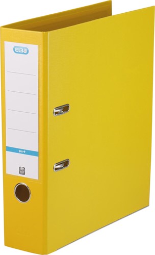 Elba ordner Smart Pro+,  geel, rug van 8 cm 1 Stuk