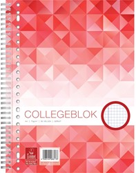 Work collegeblok A4 geruit 80 blz, 23-gaats