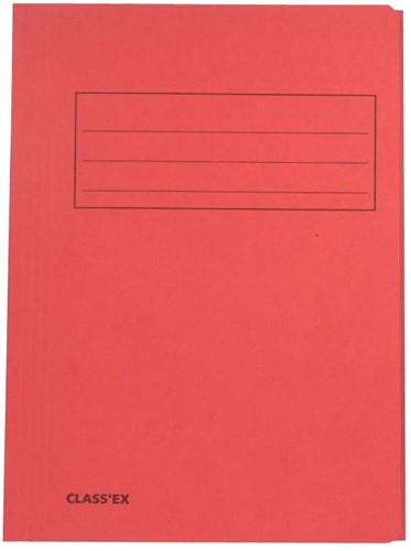 Class'ex chemise de classement, cerise, ft 23,7 x 34,7 cm (pour ft folio)