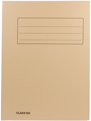 Class'ex chemise de classement chamois, ft 23,7 x 34,7 cm (pour ft folio)