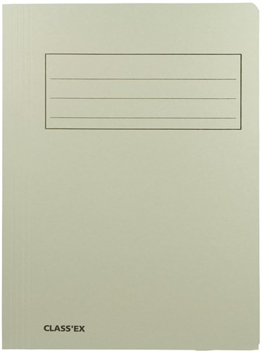 Class'ex chemise de classement, gris, ft 23,7 x 34,7 cm (pour ft folio)