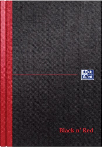 Oxford Black n' Red carnet de notes, ft A5, ligné, 192 pages