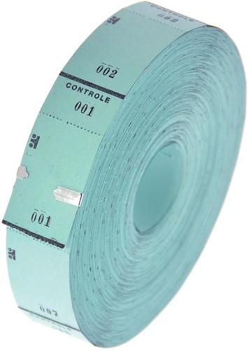 Rouleaux de tickets, 1000 tickets, bleu