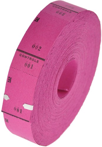 Rouleaux de tickets, 1000 tickets, cerise
