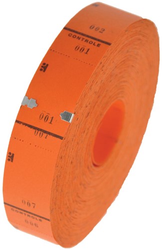 Rouleaux de tickets, 1000 tickets, orange