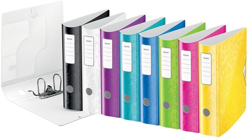Leitz WOW classeur à levier Active,, couleurs assorties,  dos de 8,2 cm
