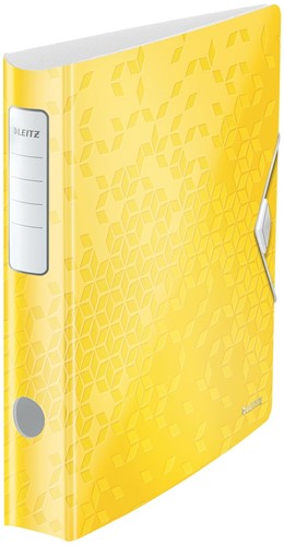 Leitz WOW classeur à levier Active, dos de 6,5 cm, jaune