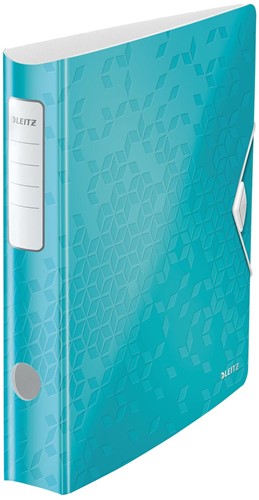 Leitz WOW classeur à levier Active, dos de 6,5 cm, bleu glacier