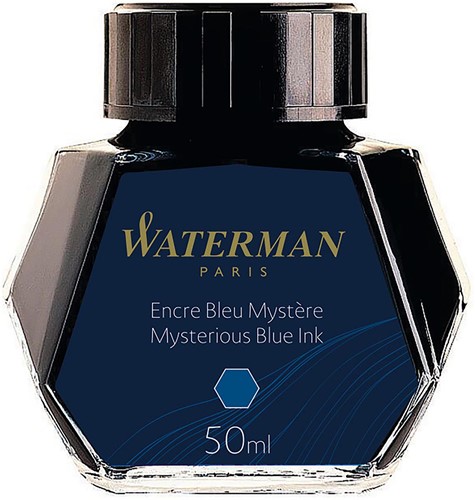 Waterman vulpeninkt 50 ml, blauw (Mysterious)
