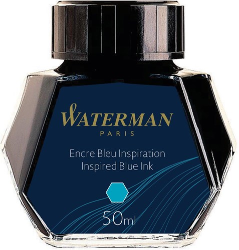 Waterman vulpeninkt 50 ml, blauw (Inspired)