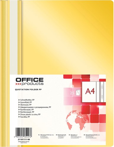 OFFICE products farde à devis, jaune