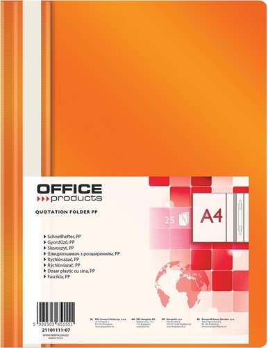OFFICE products snelhechtmap, oranje