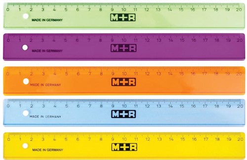 M+R latte, en plastique, en couleurs assorties, 20 cm