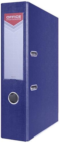 OFFICE products classeur, pour A4, en carton, dos de 7,5 cm, bleu foncé