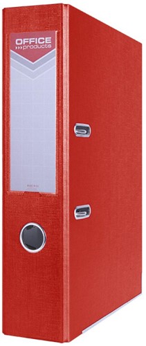 OFFICE products classeur, pour A4, en carton, dos de 7,5 cm, rouge
