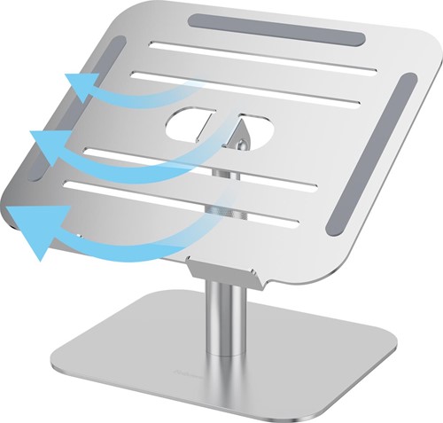 Fellowes Alumia kantelbare laptopstandaard, zilver-2