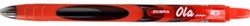 ZEBRA  Ola balpen, 0,5 mm, rood