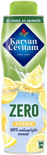 Karvan Cévitam sirop, bouteille de 60 cl, 0% sucre, citron zero