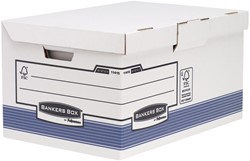 Bankers Box System, boîte de classement flip top maxi, bleu