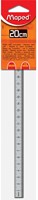 Maped lat Acier graduation double, 20 cm-2