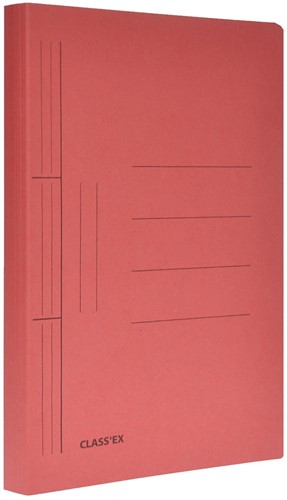 Class'ex hechtmap, ft 25 x 32 cm (voor ft A4), kers