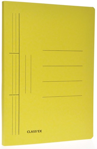 Class'ex hechtmap, ft 25 x 32 cm (voor ft A4), geel