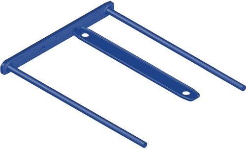 Bankers Box relieur D-Clip bleu, boîte de 100 pièces