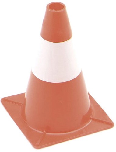 Perel cône de signalisation, hauteur 30 cm, rouge/blanc 1 Stuk