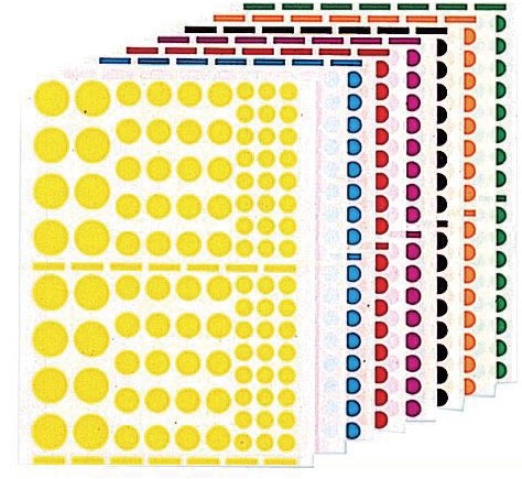 Agipa Gommettes 1.040 pièces, ronds