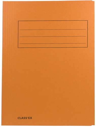 Class'ex chemise de classement, orange, ft 23,7 x 32 cm (pour ft A4)