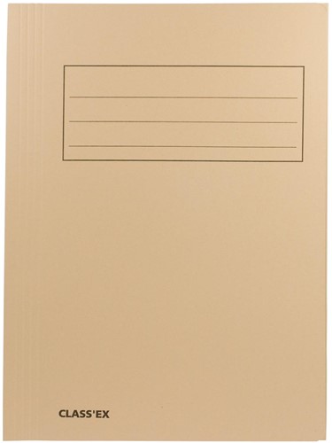 Class'ex chemise de classement, chamois, ft 23,7 x 32 cm (pour ft A4)