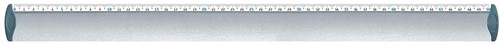 Maped lat uit geanodiseerd aluminium 50 cm 1 Stuk