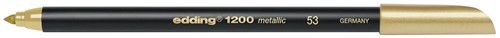 Edding viltstift e-1200 metallic goud 1 Stuk