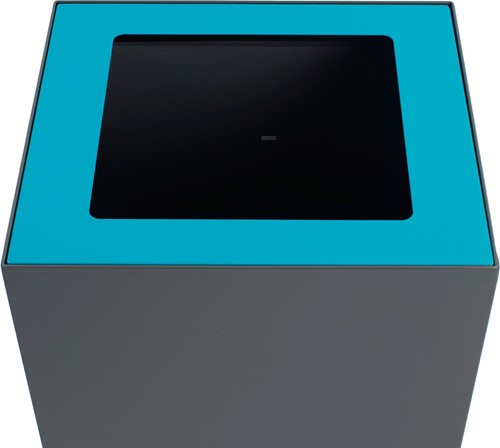 V-Part top voor modulaire afvalbak 85 l en 90 l, blauw