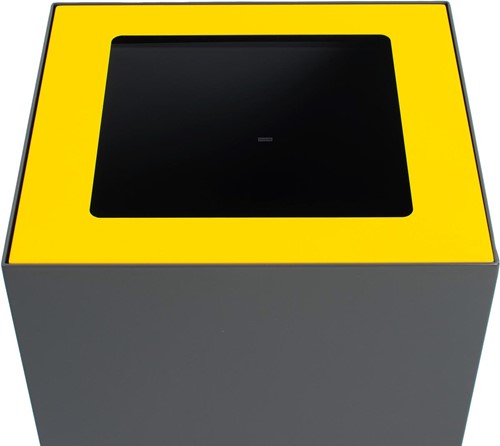 V-Part top voor modulaire afvalbak 85 l en 90 l, geel