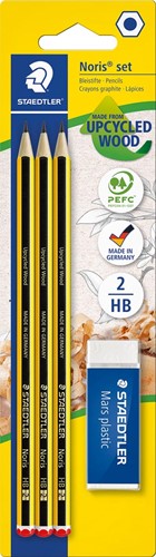 BL 3X CRAYON / 1X GOMME NORIS