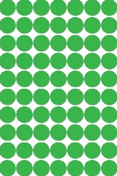 Apli étiquettes rondes en pochette diamètre 19 mm, vert, 560 pièces, 70 par feuille
