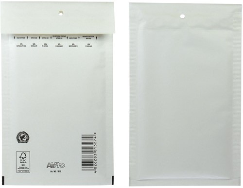 Bong AirPro enveloppes à bulles d'air, ft 120 x 215 mm, avec bande adhésive, boîte de 200 pièces, blanc