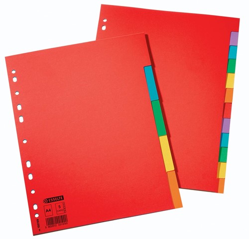 Esselte tabbladen 12 tabs, karton van 220 g/m² 1 Set