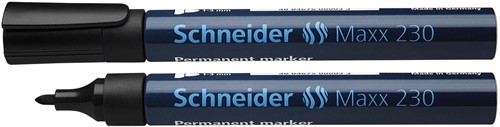 Schneider permanent marker Maxx 230 zwart 1 Stuk