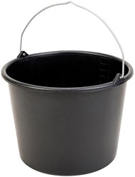 Emmer 12 liter, zwart