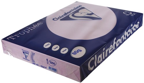 Clairefontaine Trophée Pastel, gekleurd papier, A3, 80 g, 500 vel, lila