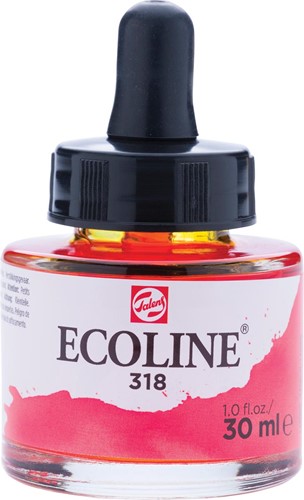 Talens Ecoline peinture à l'eau flacon de 30 ml, carmin