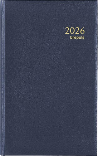 Brepols agenda Brefix Lima 6 langues, bleu, 2026