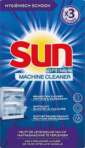 Sun Optimum nettoyant lave-vaisselle, boîte avec 3 doses